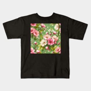 Cherry Flower Kids T-Shirt